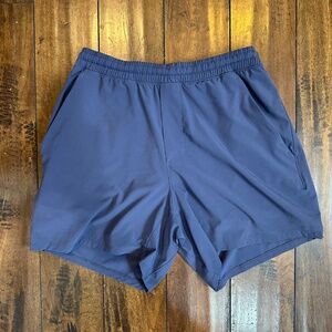 Lululemon Pace Breaker 5"  Linerless Shorts - Blue - Medium
